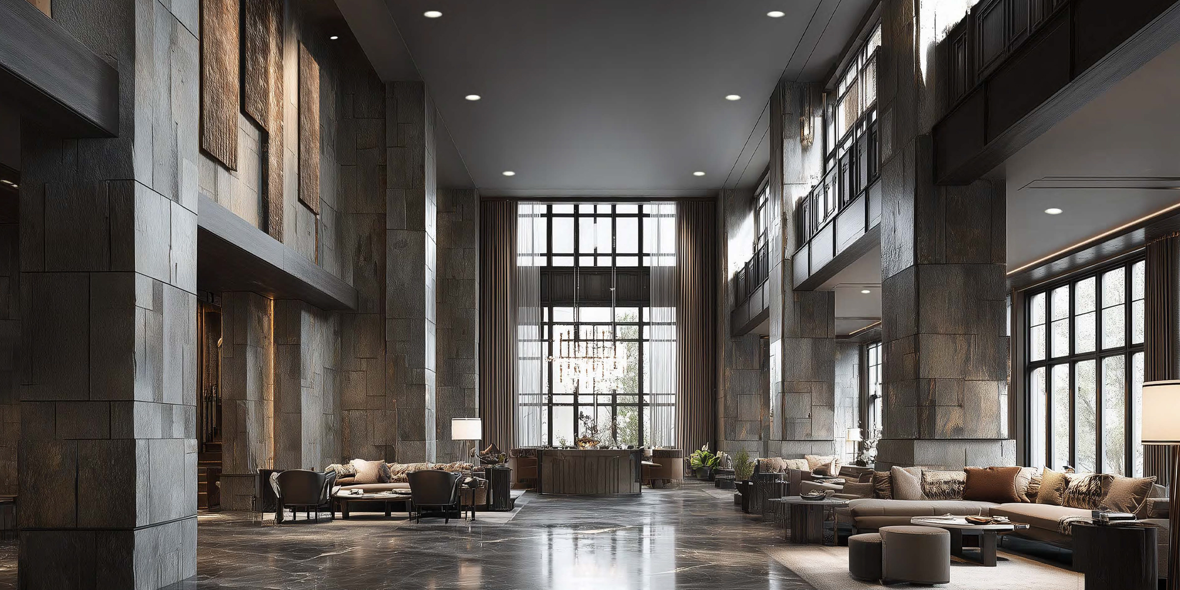 Modern atrium