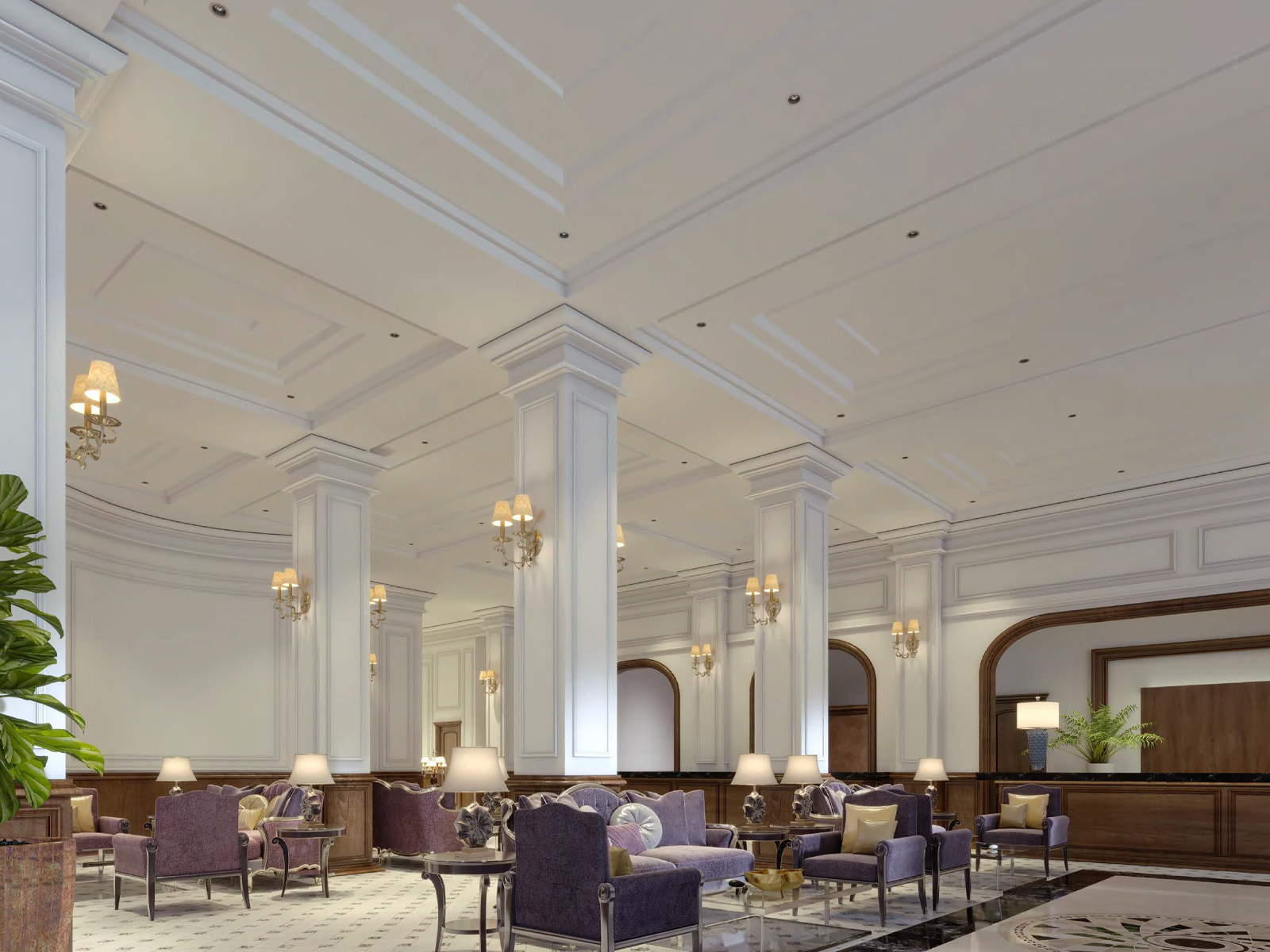Hospitality lobby