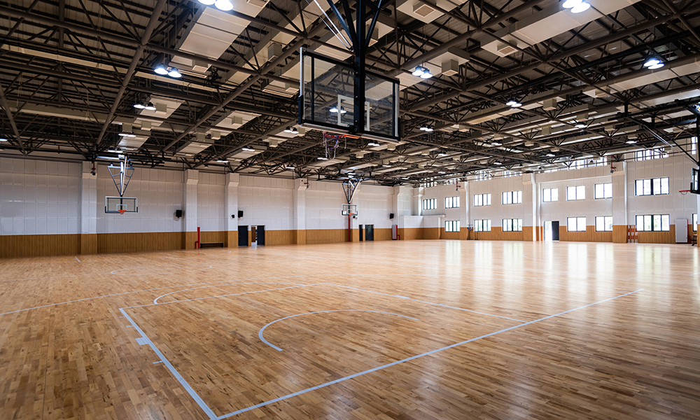 Indoor,Basketball,Court,Of,The,School